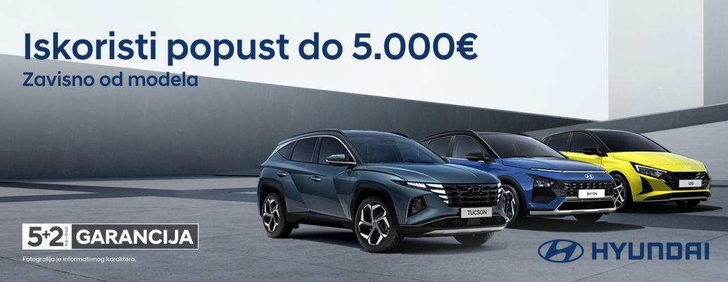 Velika prodajna akcija u svim Hyundai salonima!